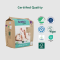 Bambo Nature Baby Diapers Size 3 M (4–8 kg) – 28 pcs (Pack  of 5) Tape Style | Eco-Friendly, Soft & Sensitive Skin Safe Diapers. 