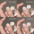 GAOY Goya Internet celebrity cheese material nail polish glue 2025 new ice cream sequin Christmas manicure. 