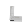 Machinist Square Tool 90-Degree Right Carpenter Measuring Tool Right Angle Ruler L-Type Square Ruler with Wide Base A. 