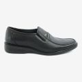 Fashion Men Loafers Black Genuine Leather Slip-On Men's Dress Shoes Wedding Party Formal Suit Shoe Men(074). 