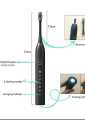 Sonic Electric Toothbrush X-9  for Adults,Rechargeable Electric Toothbrushe with 4 Brush. 