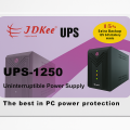 1250VA Jdkee UPS 15% Extra Backup For Computer Quick Charge. 