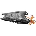 Motorcycle Turn Signals Light Blinker Indicator Rear Lights Brake Light Led Taillight For S1000R Hp4 S1000Rr 2010-2016 black. 