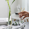 Transparent Glass Flower Vase Small Vase Hydroponics Plant Flower Terrarium Luxury Room Table Home Decor Wedding Decoration. 