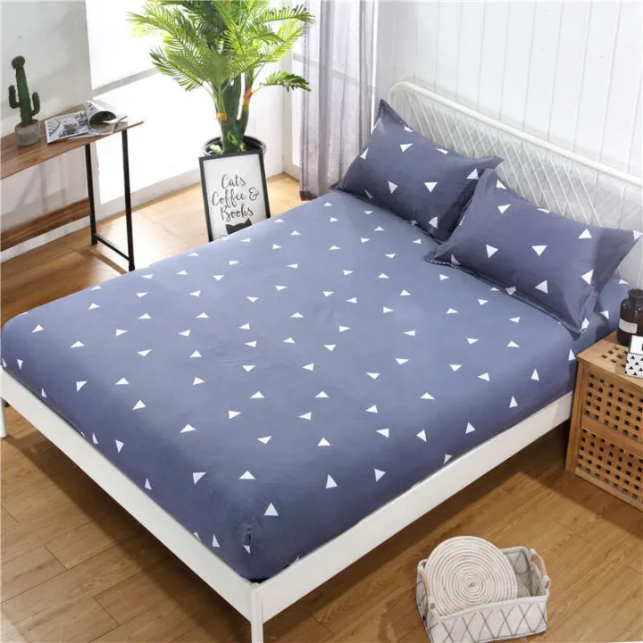 Thickened%20Fitted%20Single%20Piece%20Protector%20Dust%20Mattress%20Cover%201.5m%20Solid%20Color%20Non-slip%20Bed%20Sheet%20Pillowcase%20-%20Image%206