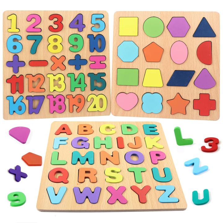 3 in 1 Wooden Educational Board