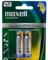 Maxell Alkaline Long Discharge Life AA Sized 1.5v Battery (2 Pcs). 