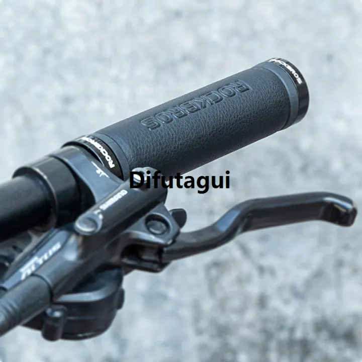 Difutagui%20ROCKBROS%20MTB%20Road%20Bike%20Handlebar%20Grips%20Microfiber%20Leather%20Dustproof%20Aluminum%20Fifty%20percent%20discount%20Alloy%20Lock%20Ring%20Ultralight%20Cycling%20Grip%20Bicycle%20Accessories%20-%20Image%204