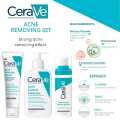 Cera V Acne Control Cleanser 237ml + Resurfacing Retinol Serum 30ml + Acne Foaming Cream Cleanser 150ml – Acne Treatment Set. 