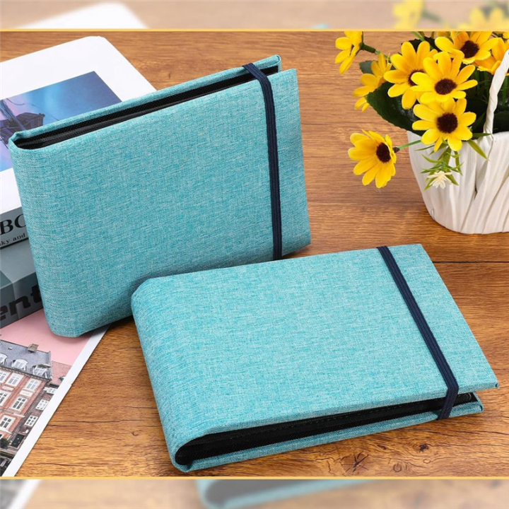 Nullmul%202%20Pack%20Small%20Photo%20Albums,%206x4%20Slip%20in%20Photo%20Albums%20200%20Photos%20Mini%20Flip%20Photo%20Book%20Album%20Portable%20Cover%20Memory%20Blue%20-%20Image%207