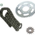 Chain Sprocket Set for Benelli 180s Motorcycle Gears Transmission Parts. 