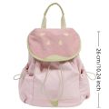 Trendy Dopamine Color Drawstring Backpack Korean Style Large Capacity Shoulder Bag Fruit School Bag Hiking. 