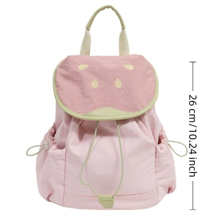 Trendy%20Dopamine%20Color%20Drawstring%20Backpack%20Korean%20Style%20Large%20Capacity%20Shoulder%20Bag%20Fruit%20School%20Bag%20Hiking%20-%20Image%202