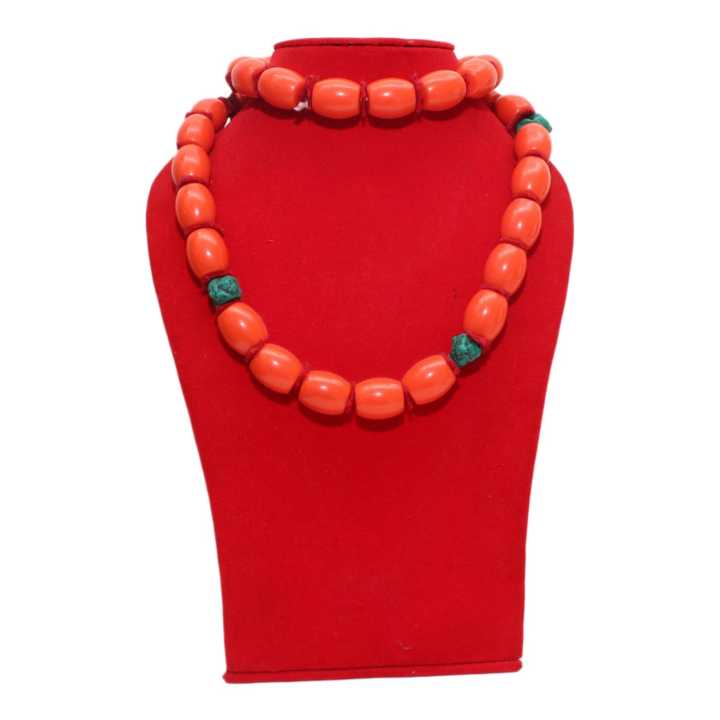 Orange Piru Mala For Women