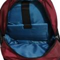 Maroon Solid Laptop Backpack. 