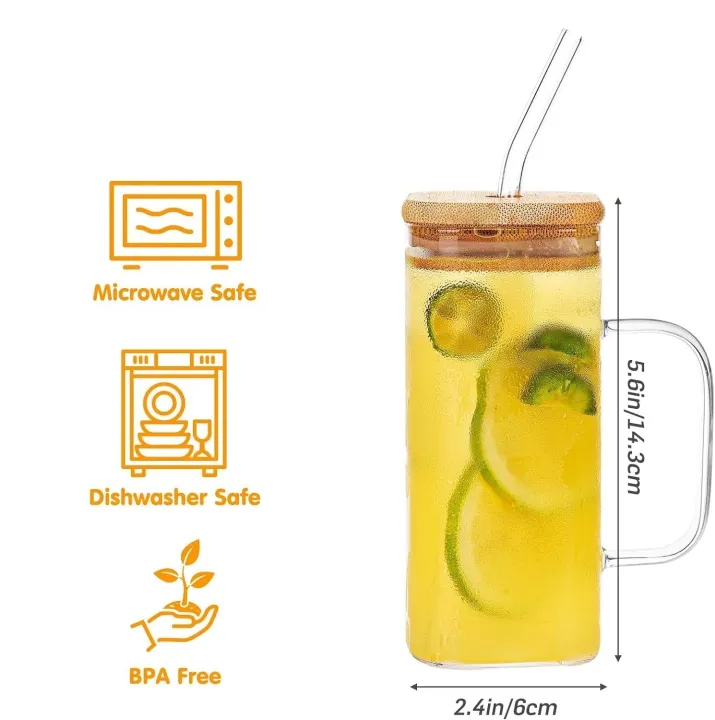 Delph%20Square%20Airtight%20Glass%20Bottle%20Bamboo%20Lid%20and%20Glass%20Straw%20%7C%20350ml%20%7C%20Beer%20Can%20Glasses%20Tumbler%20for%20Fruit%20Juice%20Milk%20Soda%20Iced%20Tea%20Coffee%20Hot%20&%20Cold%20Mug%20-%20Image%205