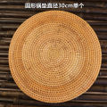 Vietnamese Rattan Coaster Woven Bamboo Heat Insulation Mat Straw Woven Placemat Table Mat Pot Mat Tea Cup Plate Mat Bowl Mat Western Dining Mat. 