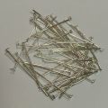 Head Pins Silver Colored 3 CM For DIY Crafts & Jewelry Making. 50 Grams. 