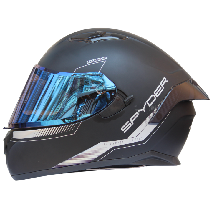 Spyder Rogue Matt Black Full Face motorcycle Helmet