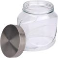 Pasabahce Elipse Storage Jar, 1.5 Litres, Transparent. 