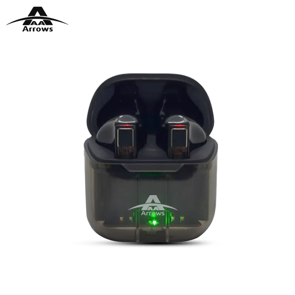 ARROWS P60 Pro Transparent Wireless Bluetooth Earbuds 20 Hrs