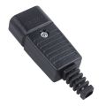 ARELENE 5X Black IEC-320 C14 Male Plug AC Power Inlet Socket Connector 250V 10A. 