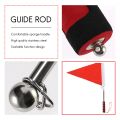 JAERBEE Extendable 2M Portable Telescopic Handheld Flag Pole Tool for Flags windsock. 