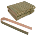 Wooden Tongs for Cooking 80Pcs Mini Toaster Tongs, Mini Bamboo Tongs for the Kitchen Planet-Friendly and Light Weight. 
