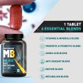 MuscleBlaze Multivitamin 120 Tablets With 51 Ingredients Vitamins & Minerals Prebiotic & Probiotics for Energy Stamina & Recovery. 
