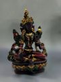 Green Tara Idol 12 cm, 160g – Buddhist Goddess Statue for Home, Puja, Meditation & Decor. 