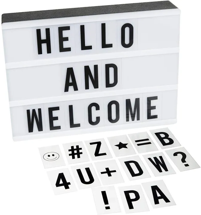 Cinematic%20Light%20Box%20With%20Letters%20-%20LED%20Light%20Box,%20Room%20Decor%20Sign,%20Marquee%20Light%20Up%20Sign%20-%20Personalized%20A4%20White%20LED%20Letter%20Box%20With%20Light%20Up%20Letters%20-%20Image%206