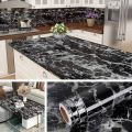 200cm*60cm Marble Wallpaper | Vinyl Wrap Granite Wallpaper Marble Wall Sticker. 