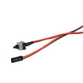 5 Pcs 50cm 2 Pin SW PC Power Cable On/Off Push Button Computer Case Switch Wire. 