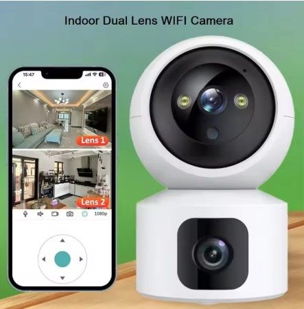 Smart Home Indoor Wireless Security 2.4G WiFi IP PTZ CCTV Camera Tuya ...