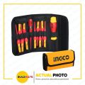 ingco 12 PCS Interchangeable Insulated Screwdriver Set 1000V. 