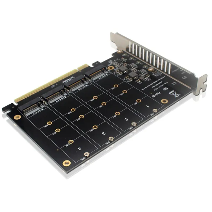 4X PH44 NVME 4-Disk Array Card PCIE Signal Split Array Card | Daraz.com.np