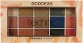Technic Cosmetics - Pressed Pigment Eyeshadow Palette - Goddess. 
