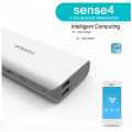 ROMOSS Sense 4P 10400mAh Power Bank Portable External Battery 2.1A Fast Charging with LED Digital Display Dual USB - White 216138601. 
