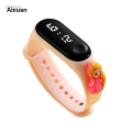 Aixuan Watch relo kids LED digital screen boy bracelet hand millet 3 kids Fifty percent Affordable discount girls gift Elsa cartoon digital touch watch student kids girls j. 