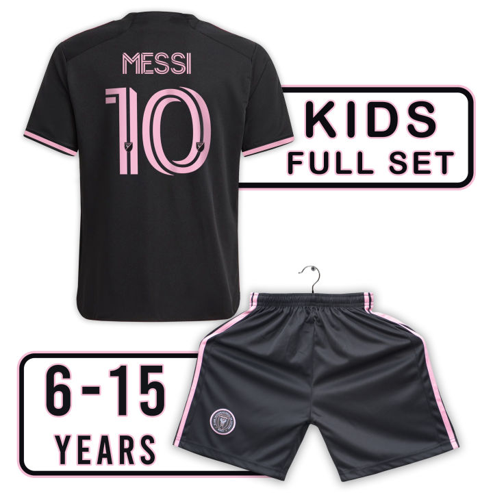Messi 10 Printed Kids Inter Miami Jersey Set | 6-15 years | Kids Jersey Set | 2024/2025 Season