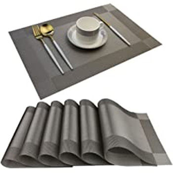 Dinning Table Mat Plastic Mat Set Of 6