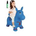Inflatable Jumping & Riding Horse Hopper - Green Bouncing Animal Toy with Pump for Kids | Vendome Red Horse Hopper with Pump. 