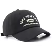Masala Beads Cap Korean Embroidery Cute 1989 NEW YORK American Printed Cool And Fashionable For Unisex
