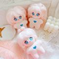 Certiou Stuffed Idol Doll 10cm Anime Girl Doll Diy Hairstyles Cute Big Eyes Plush Toy for Pretend Play Buyers' Favorite Naked Cotton Doll. 