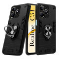 Good Quality Realme C51 Armor Integration Camera protection, Support Magnetic Car Mounts, Stylish Dual Layer Hard PC Back Cover. 