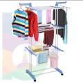 Heavy Duty Stainless Steel Double Pole Foldable Cloth Dryer/Clothes Drying Stand. 
