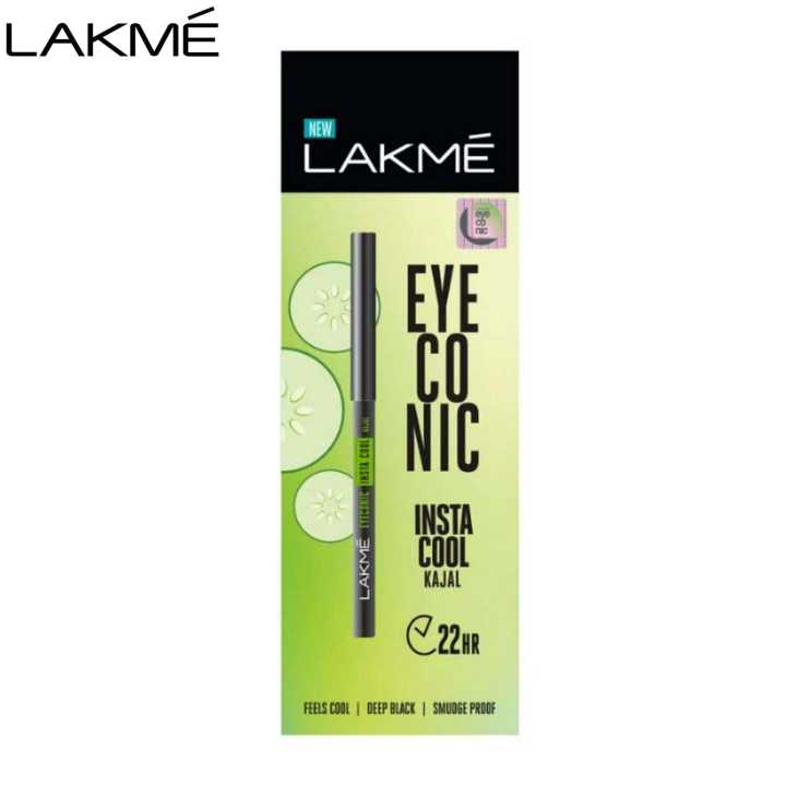 Lakme Eyeconic Insta Cool Kajal - Black(0.35gm)