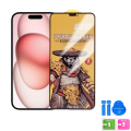 Premium Apple iPhone 15 ESD Matte Privacy Anti-Static Tempered Glass. 
