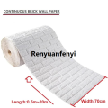 Renyuan 1/3/5/10 M 3D Self-adhesive Wallpaper Stickers 3M Brick Wall Stickers 【2025 Version】 Home Decor Wallpaper for Walls DIY Bedroom Papel De Parede. 