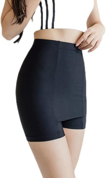 Double-Layer Safety Shorts with Crotch Cover Ladies Pants